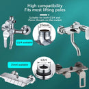 GobekUsa Bathroom Shower Head Extension Pipe Connection - Shower Accessories