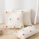 GobekUsa Ivory Tufted Cushion Cover for Home Decor, Living Room, Sofa, Bedroom