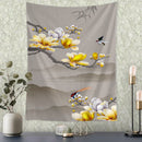 GobekUsa Flying Crane Wall Hanging Tapestry for Home Retro Wall Decor