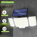GobekUsa 348 LED Solar Super Bright Motion Sensor Light with 3 Modes