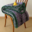 GobekUsa Boho Printed Blanket: Cozy, Multi-Functional, Half-Flannel Shawl, Single/Double Bedspread