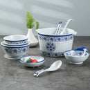 GobekUsa Blue and White Imitation Porcelain Dinner Set