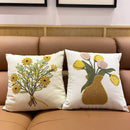 GobekUsa Luxe Embroidered Cushion Cover, Premium Decor Pillowcases