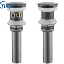 GobekUsa Brushed Gold Pop-up Drain Assembly Kit for Bathroom Sink Vessel Vanity