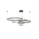 GobekUsa Gold Ring Pendant Lights Circle Acrylic LED Ceiling Lamp