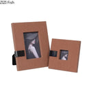 GobekUsa Leather Photo Frame | Modern Design Picture Frame Bedside Table & Desk Décor