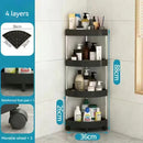 GobekUsa 5-Tier Rolling Cart Storage Rack for Kitchen & Bathroom Organizing