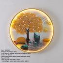 GobekUsa LED Fishes Wall Picture Sconces: Creative Bedroom Lighting Fixture