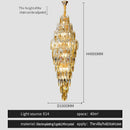 GobekUsa Crystal Chandelier for Luxe Modern European Villa Decor