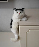 GobekUsa Hanging Cat Plush Doll Figurine Home Decoration Model
