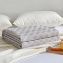 GobekUsa Cotton Waffle Towel Quilt Single Blanket for Office & Picnics
