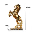 GobekUsa Horse Resin Sculpture: Elegant Tabletop Decor for Home, Office, or Venue