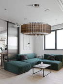 GobekUsa Crystal Chandelier: Elegant Dimmable LED Light Fixture for Living Room & Dining Décor