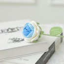 GobekUsa Knitted Rose Bouquet DIY Crochet Wedding Mother's Day Gift