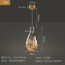 GobekUsa Antique Brass Glass Chandelier for Dining Room and Bar