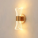 GobekUsa Gold Nordic Acrylic LED Wall Lights for Bedroom Living Room Decoration