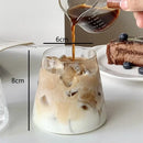 GobekUsa Glass Cocktail Cups Set, Pink Juice & Water Cup, Nordic Style Design