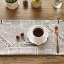GobekUsa English Newspaper Style Photography Props Backdrops Placemat Tablecloth Tea Towel Mats