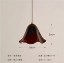 GobekUsa Glass Pendant Lights LED E27 Warm Atmosphere Modern Colorful Hanging Lamp