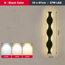 GobekUsa LED Wave Wall Light for Indoor Corridors, Bedrooms, and Sofas