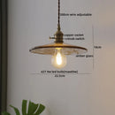 GobekUsa Clear Glass LED Pendant Light | Nordic Hanging Chandelier for Kitchen, Living Room