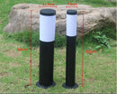 GobekUsa Black Silver Landscape Bollard Path Light for Garden Decoration