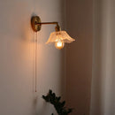 GobekUsa Japanese Style LED Glass Copper Wall Lamp Sconce for Restaurant, Bar, Bedroom, Bathroom