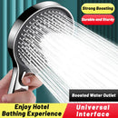 GobekUsa Circular High Pressure Shower Head, Three Modes, Adjustable Water Outlet