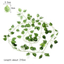 GobekUsa 12pcs 2.2M Ivy Green Garland String Wall Decoration Artificial Plants