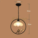 GobekUsa Birdcage LED Chandelier: Modern Resin Pendant Lights for Bedroom, Living Room, and Restaurant