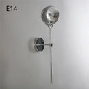 GobekUsa Glass Ball Wall Lamps: Modern Nordic Golden Chrome Lighting Fixtures for Living Room, Kitchen