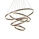 GobekUsa LED Rings Chandelier for Living Room Dining Room Home Decor Lighting
