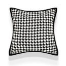 GobekUsa Camellia Jacquard Embroidery Pillow Cover Luxury Decorative Nordic Living Room