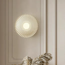 GobekUsa French Cream Wind Wall Lamp, Carved Designer Pastoral Style Sconce for Bedroom and Living Room