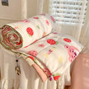 GobekUsa Cartoon Summer Blanket, Pure Cotton Soybean Fiber, Student Single Double Bed