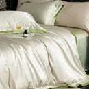 GobekUsa Luxe Eucalyptus Bedding Set in Black/Gold - Silky Soft & Skin-friendly