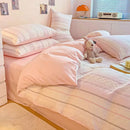GobekUsa Jacquard Cotton Bedding Set for Queen King Size - Skin Friendly Comforter Cover