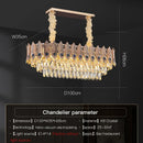GobekUsa Crystal Chandelier: Elegant & Modern Bedroom & Living Room Lighting