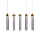 Modern Gold Glass Pendant Light