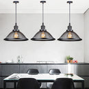 GobekUsa Black Iron Net-Cage Pendant Light Fixture for Kitchen, Bedroom, Living Room, Restaurant
