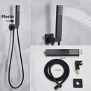 GobekUsa Handshower Head with Stainless Steel Hose - Wall Mounted Faucet Set
