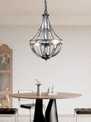 GobekUsa Bronze Black Chrome Gold Globe LED Chandelier for Living Room