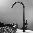 GobekUsa Brass Outdoor Faucet with Double Function, Deck Mounted Tall Antique Garden Tap