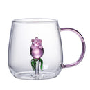 GobekUsa Gradient Erotic Couple Glass Cups, Set of 2.