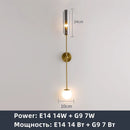 GobekUsa Golden Metal LED Wall Lamps for Bedroom Living Room Decor