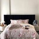 GobekUsa Eucalyptus Fiber Flowers Print Bedding Set - Soft Silky Cool Feel