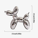 GobekUsa Abstract Ceramic Balloon Dog Sculpture for Home Office Decor-Gift-Quality Study Room Statue