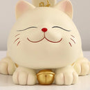 GobekUsa Lucky Cat Statue Ornaments for Home Decor and Storage