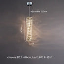 GobekUsa Dimmable Crystal Chandelier Pendant Light for Modern Luxury Living Room.