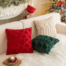 GobekUsa Christmas Plush Pillow Case Set - Festive Holiday Sofa Decor, 2023